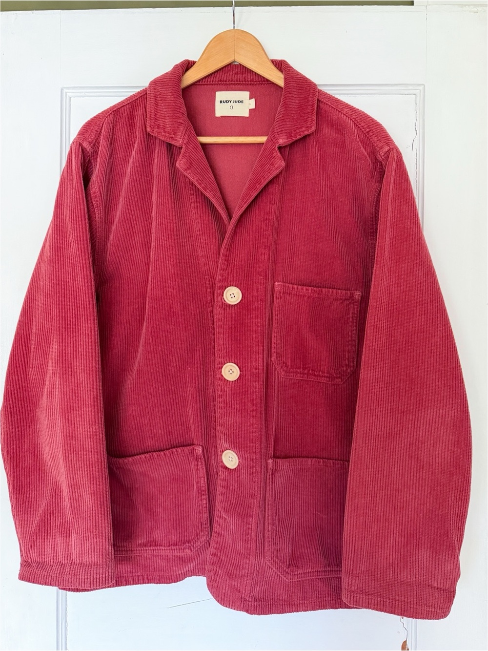 Rudy Jude Corduroy Utility Jacket - Plum L